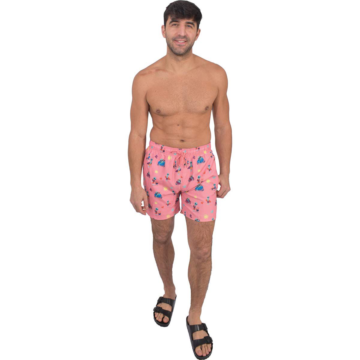 Canyon Creek Men's Pink Alien Swim Shorts