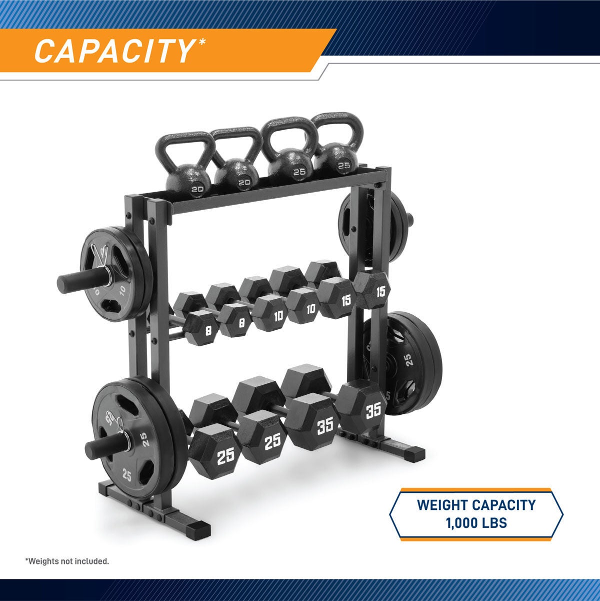 Marcy Combo Weight Storage Rack