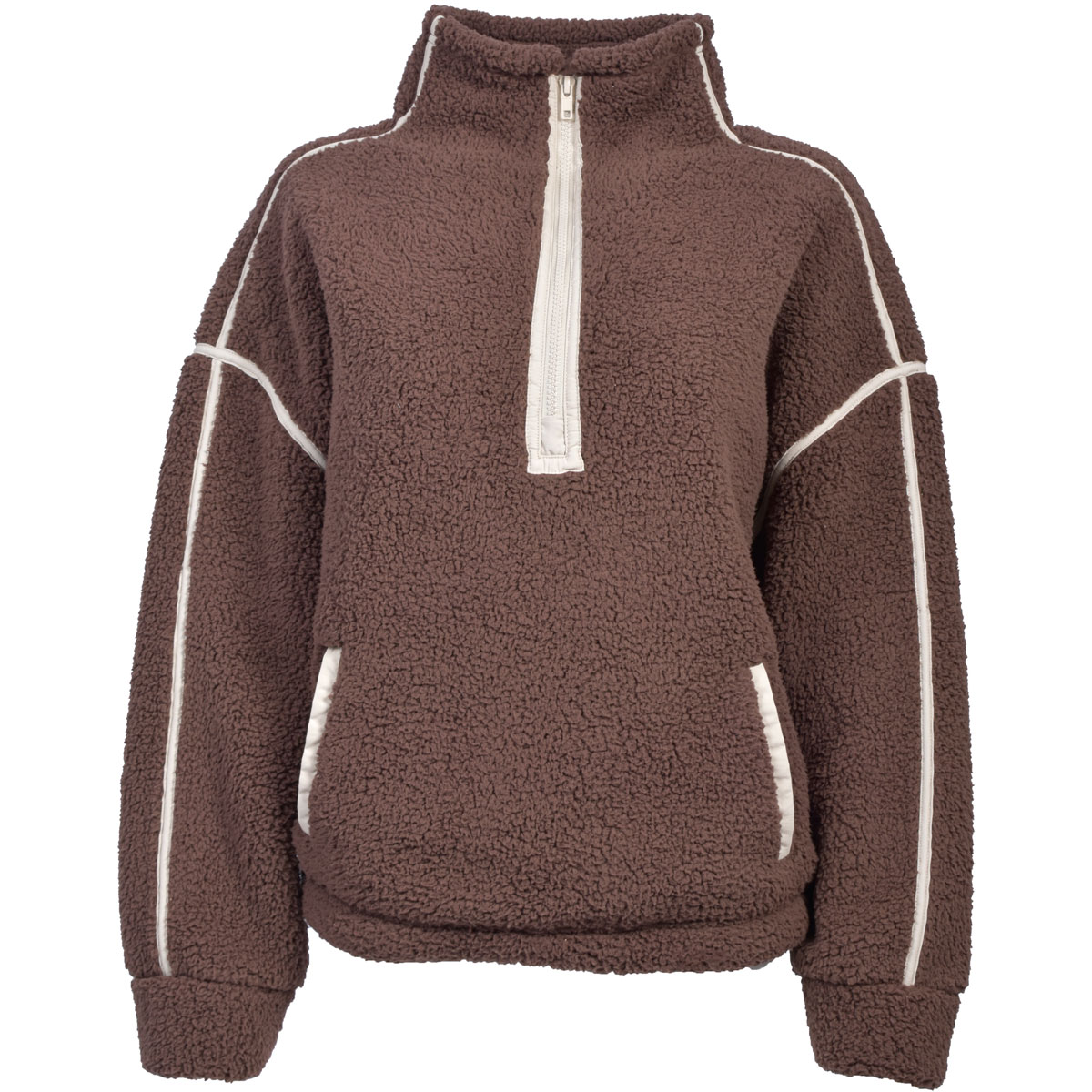 Como Vintage Women's Bungee Sherpa 1/4-Zip Pullover