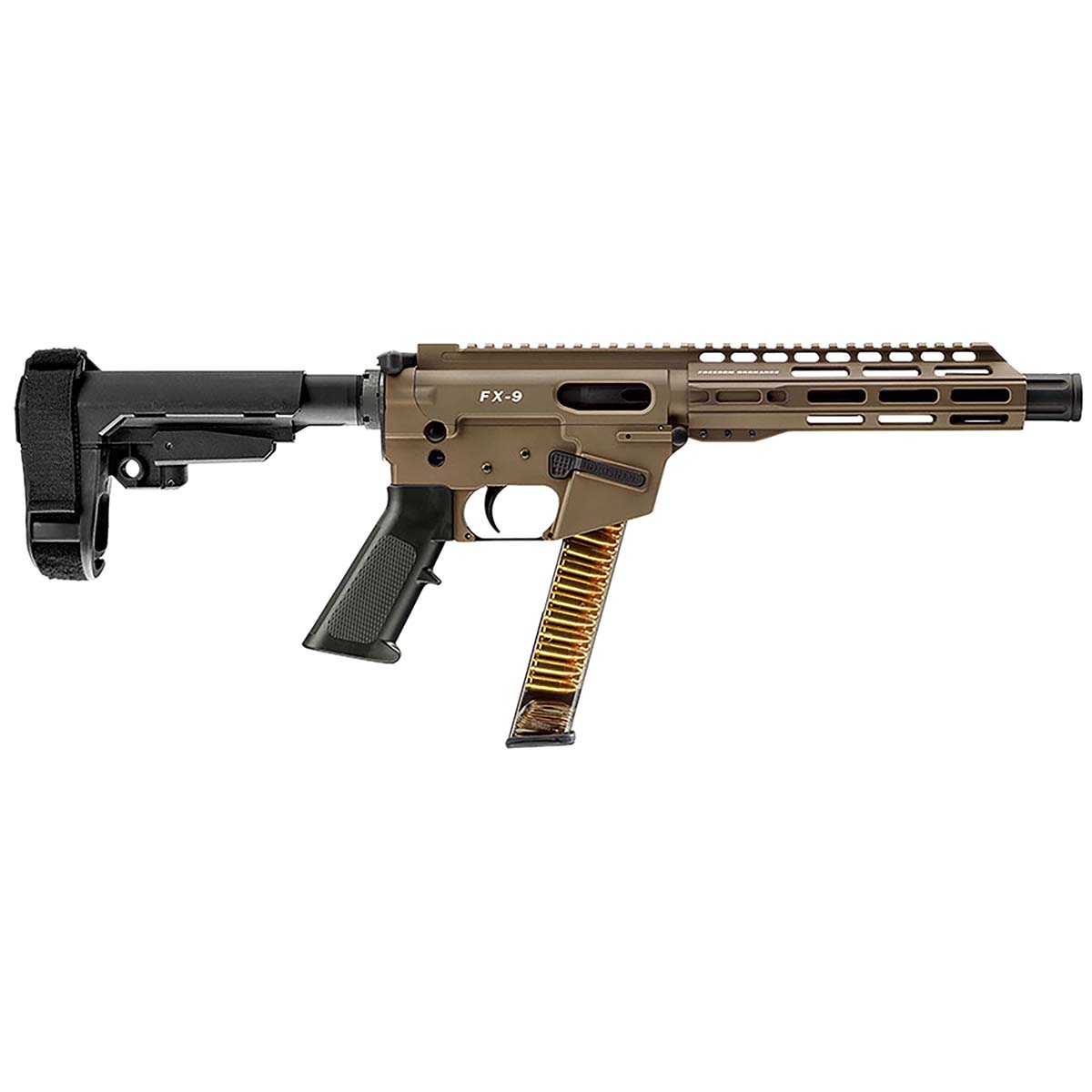 Freedom Ordnanc FX9P 9mm Luger 31+1 8" Handgun