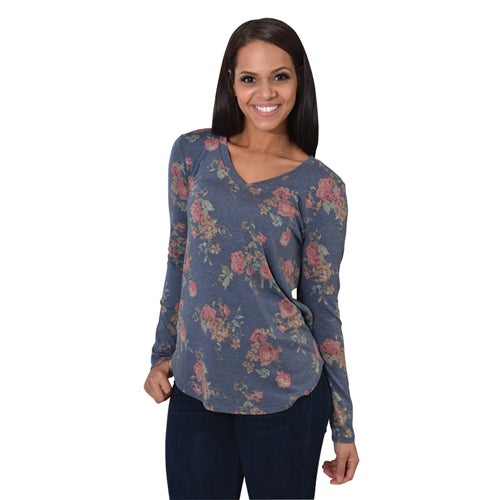 Tresics Women's Floral Ls Top