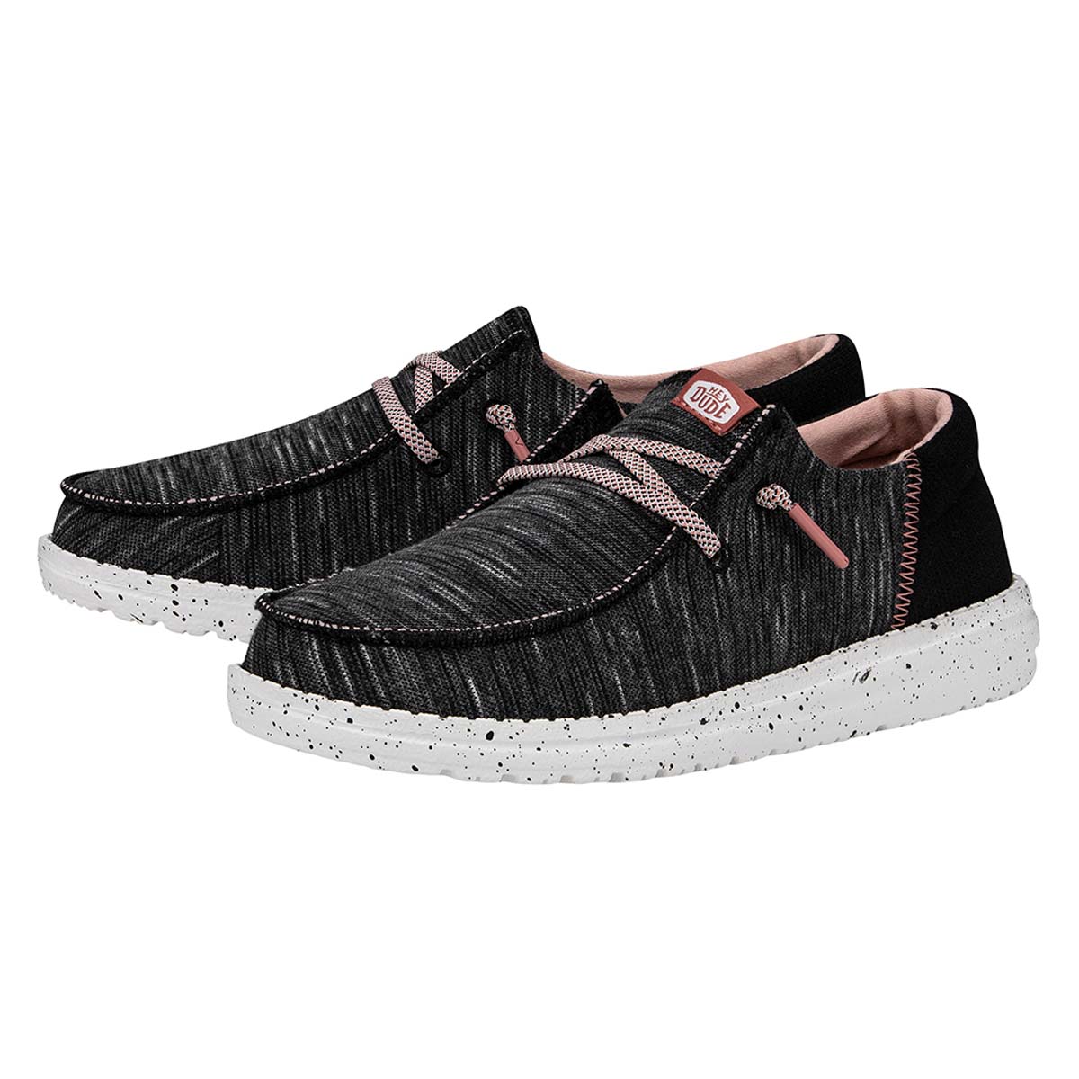 HeyDude Women's Wendy Funk Jersey Black Shoes