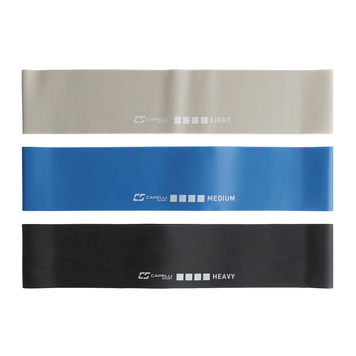 Capelli Sport 3pk Latex Loop Resistance Bands