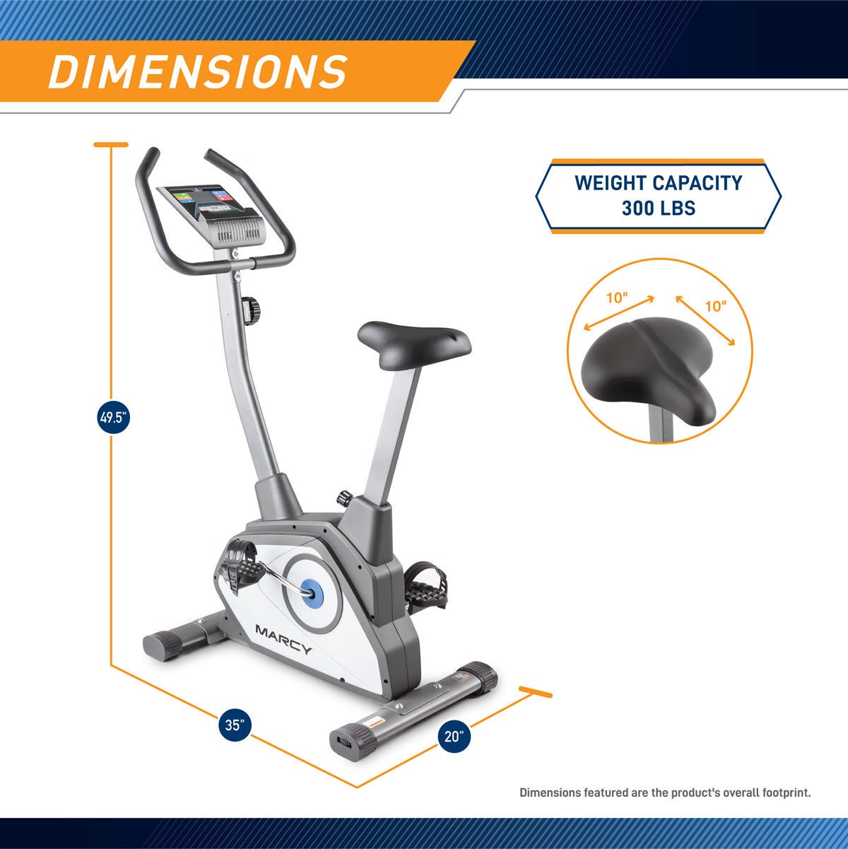 Marcy NS-40504u Upright Exercise Bike