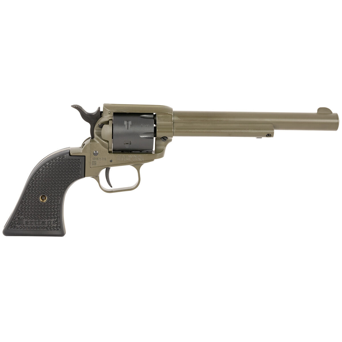 Heritage Mfg RR 22LR 6RD 5.50" OD Green Revolver