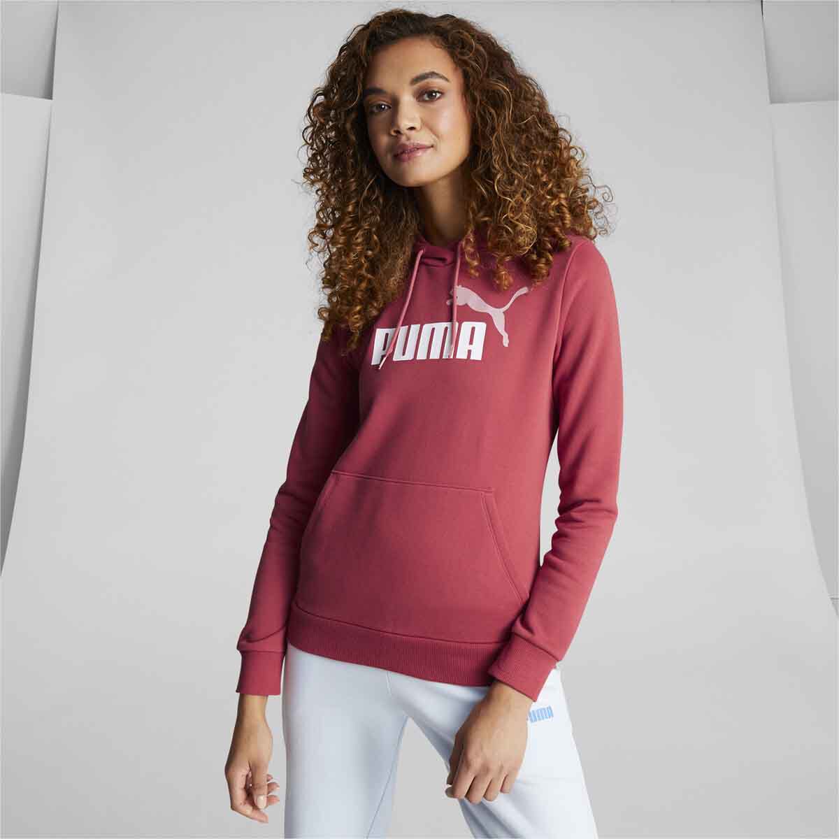 Puma Women's ESS+ Logo Hoodie Fleece (S) Us Athletic Apparel