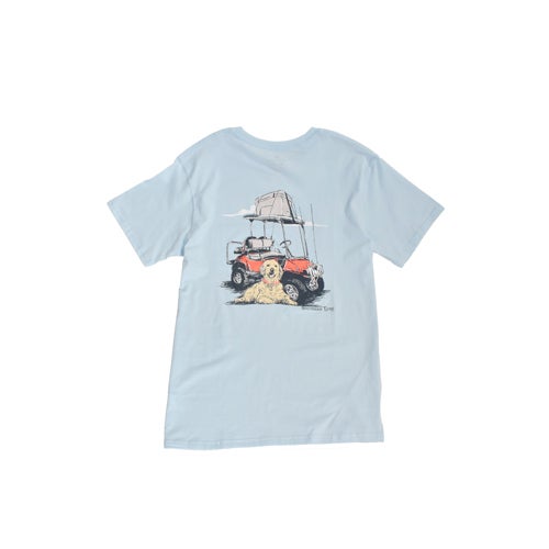 Southern Lure Men's Short Sleeve Dog Fishing Cart Tee