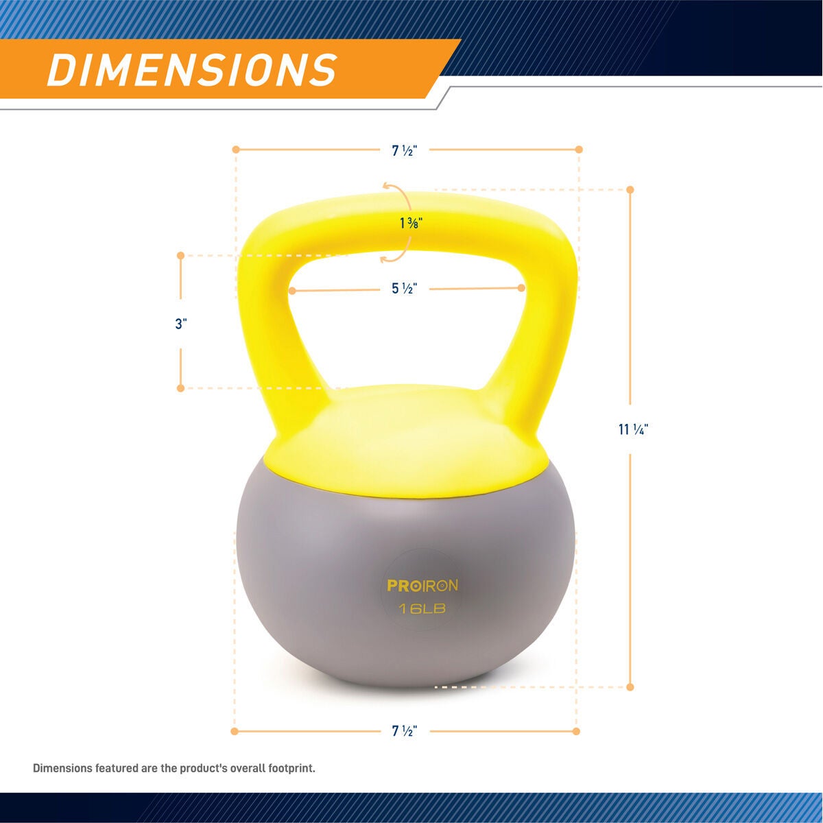 Proiron 16 lb. Soft Kettlebell