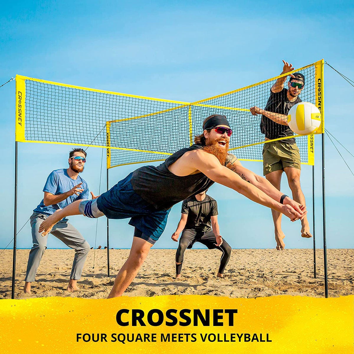 Crossnet Volleyball Game