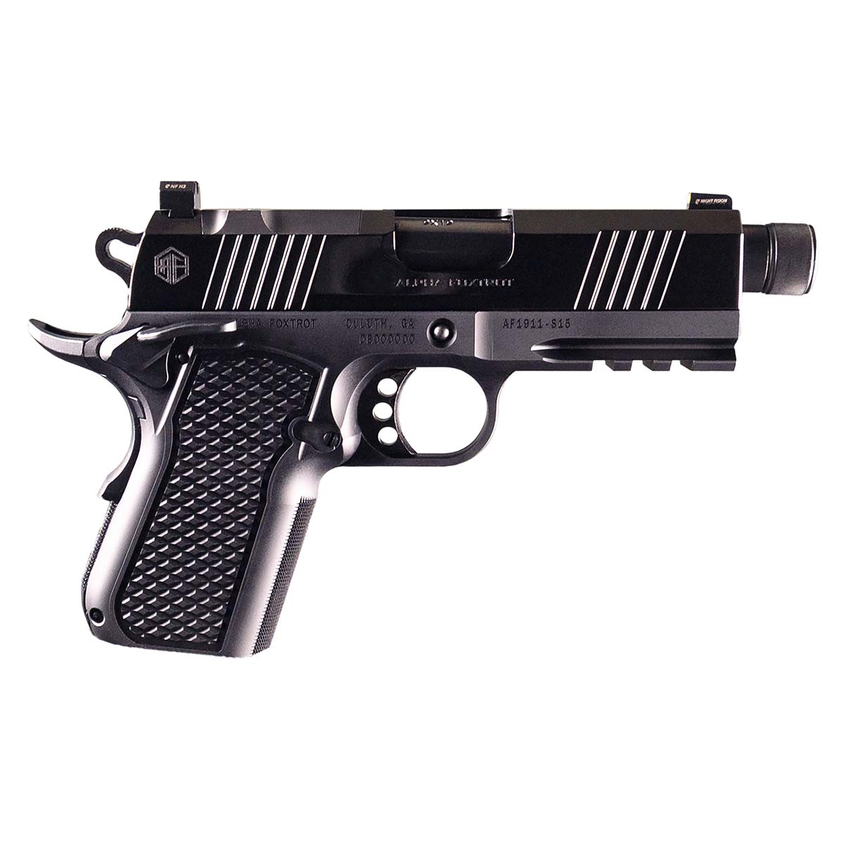 Alpha Foxtrot AF1911-S15 3.5 AMBI TH Pistol