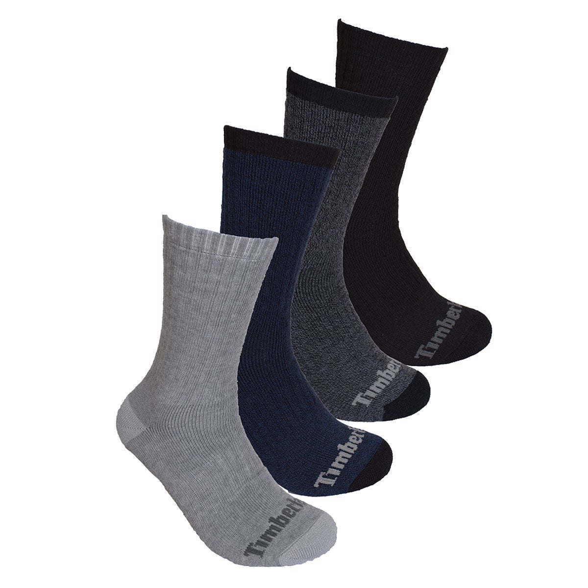 Timberland 4 Pack Wool Crew Socks