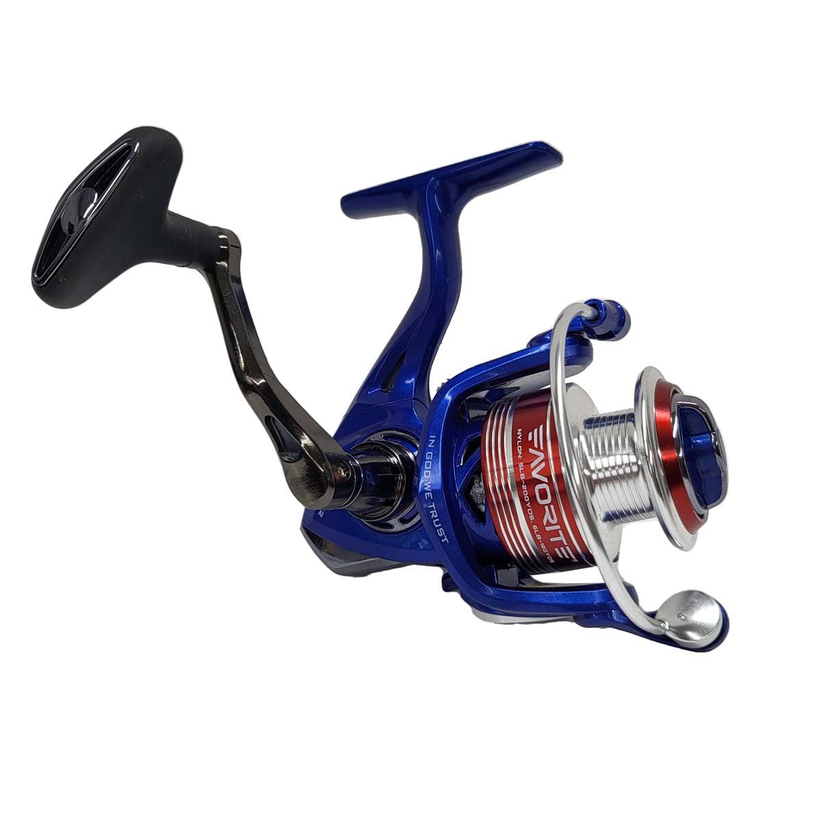 favorite fishing usa defender spinning combo Reel (retail packaging) magnetic braking Favorite Defender Spinning Reel