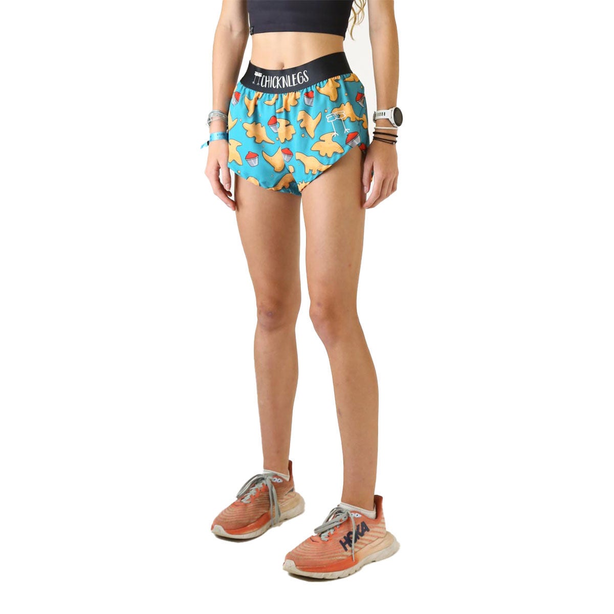 Chickn Legs Women's 1.5" Shorts Dino Nuggets