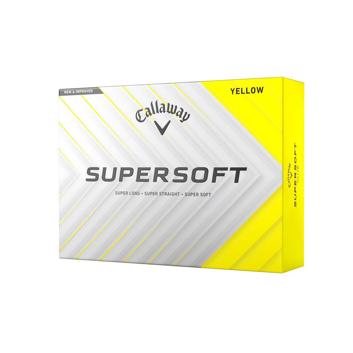 Callaway Golf 2025 Yellow Supersoft 12 Pack Golf Balls