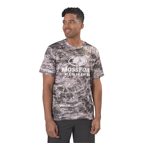 Mossy Oak Fish Men's Short Sleeve Fish Print Tee