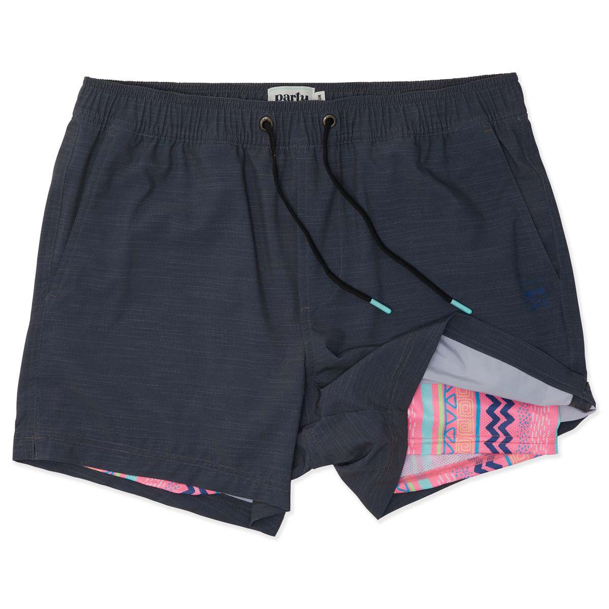 Party Pants Men's Solid 2 in 1 Short