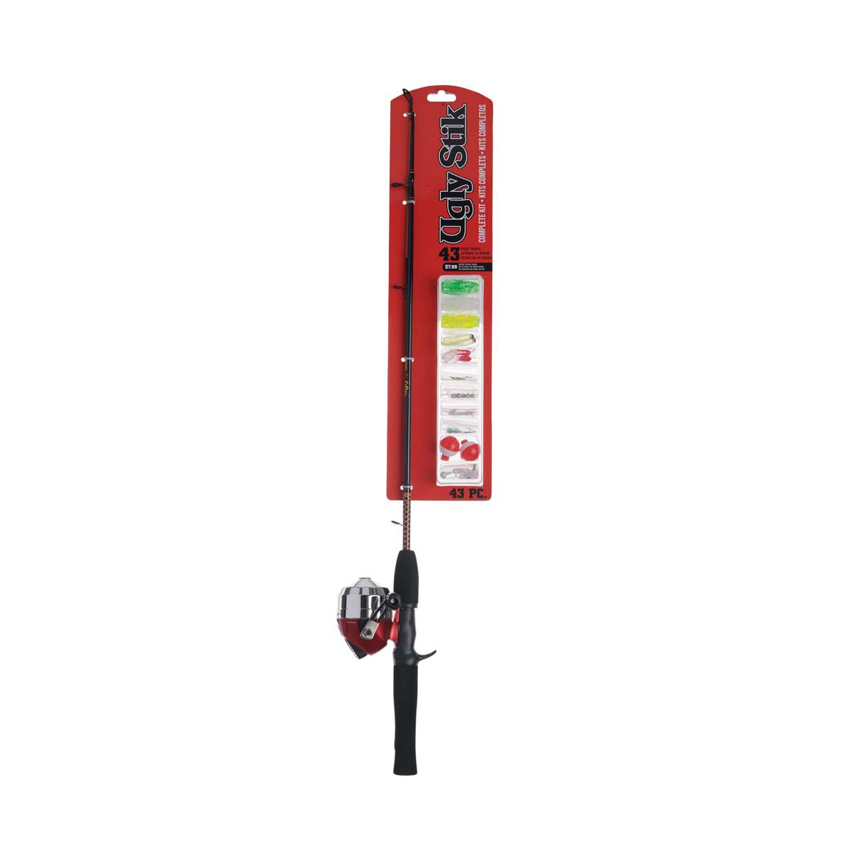 ugly stik 2 piece combo GX2 LE Ice Spinning The Clear Tip and the combination graphite and fiberglass construction enhance the sensitivity from cast to bite GX2 Spinning Rod and Reel