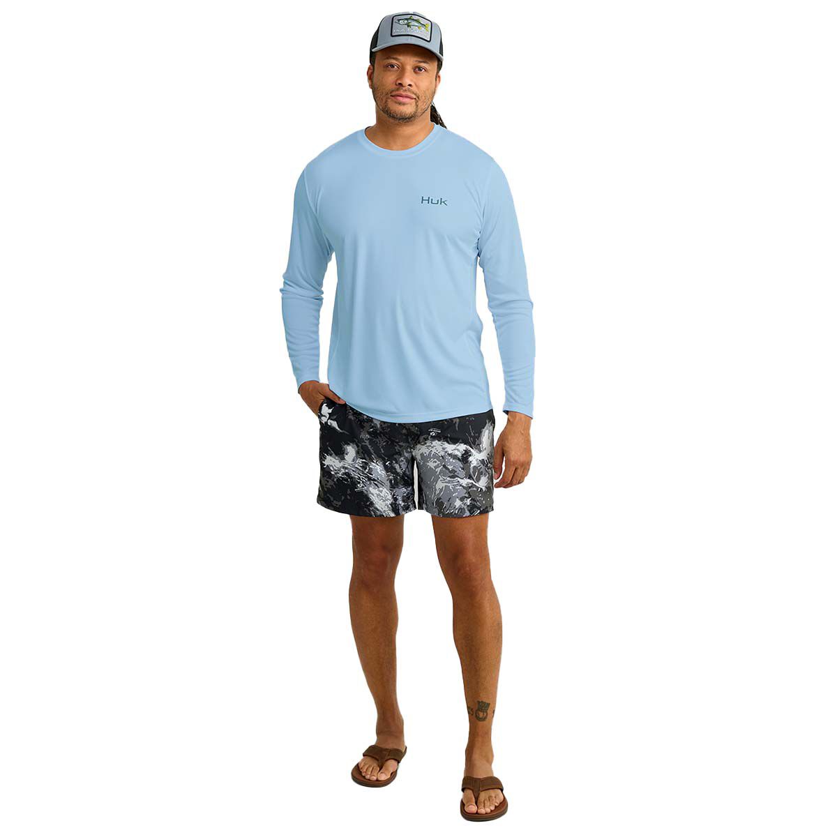 Huk Men's Pursuit Art Series Crew T-Shirt