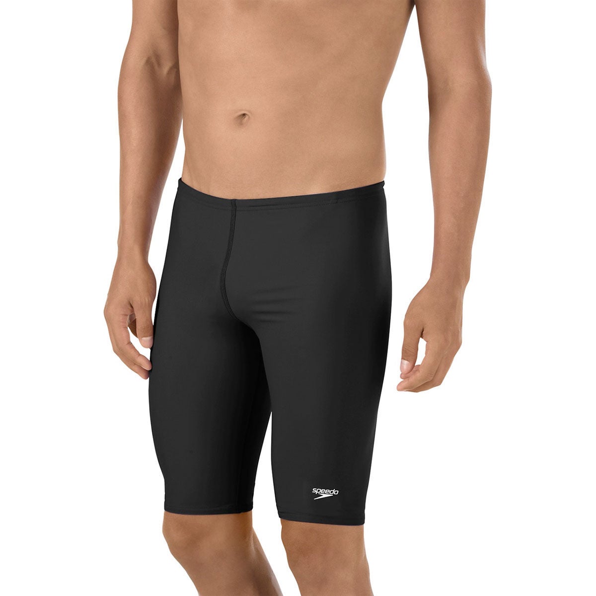 Speedo Men's Solid Jammer Swimsuit