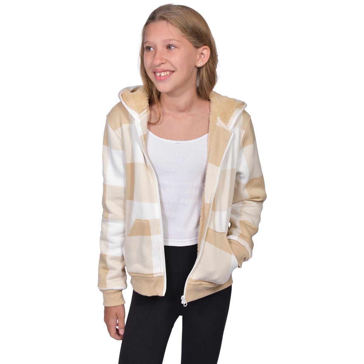 Canyon Creek Girl's Sherpa Lined Hoodie