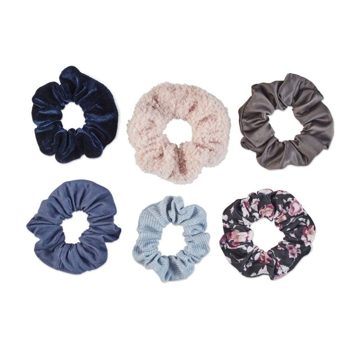 Scunci 6-Piece Mood Scrunchie Set