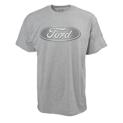 Ford Men's Grey Heather Ford Metal Tee