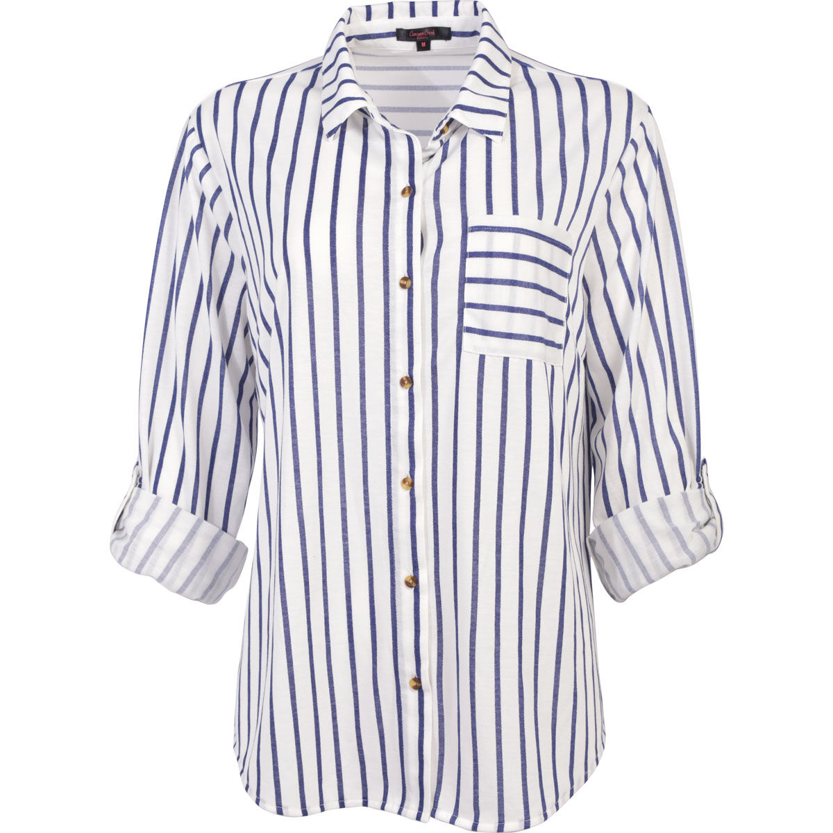 Canyon Creek Women's Knit Button-Down Shirt