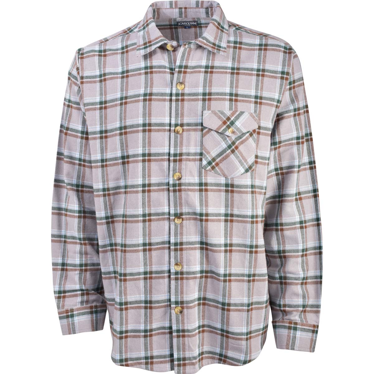 Canyon Creek Men's Plaid Flannel Shirt