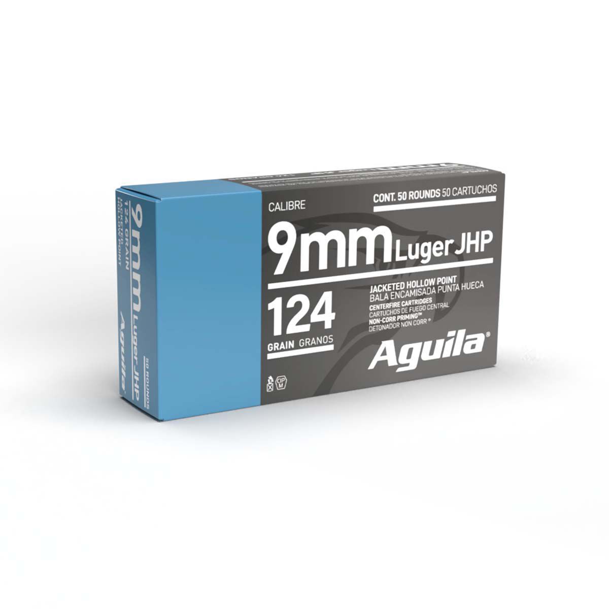 Aguila 9mm JHP 117 Grain Gun Ammo