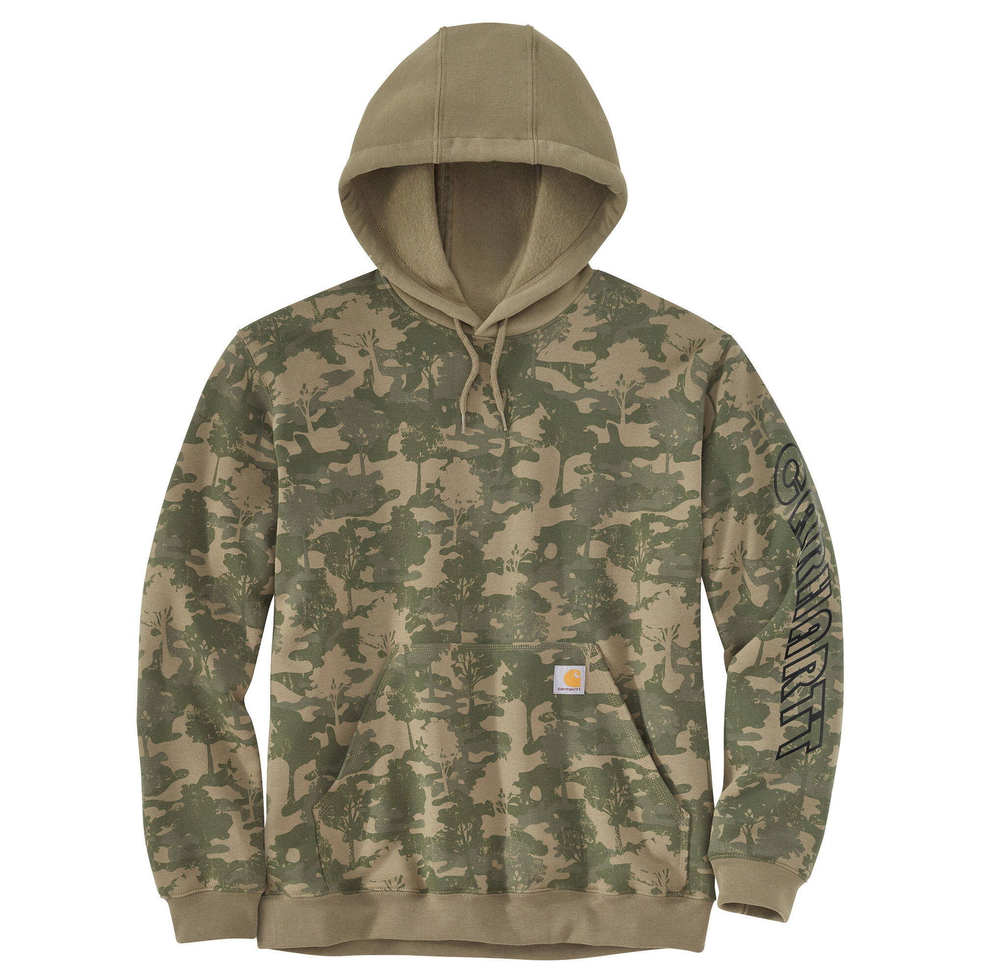 Carhartt Men's Loose Fit Midweight Camo Logo Graphic Sweatshirt