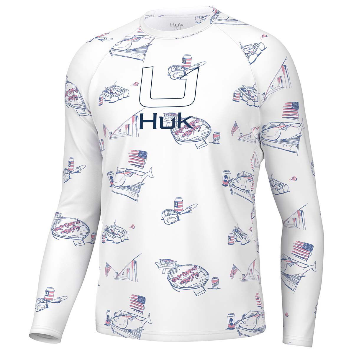 Huk Men's Long Sleeve Pursuit Crew Top