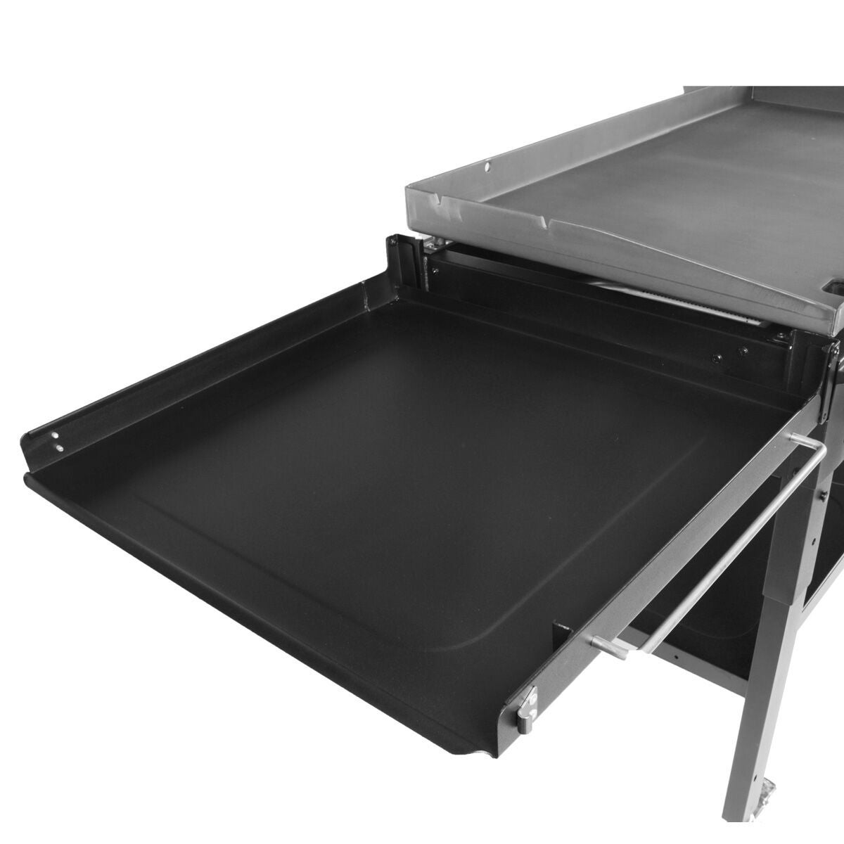 Razor 4-Burner Griddle with folding shelves
