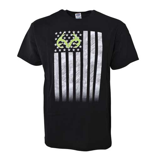 Rt Fishing Fishing Men's Vertical Flag RT Short Sleeve Shirt