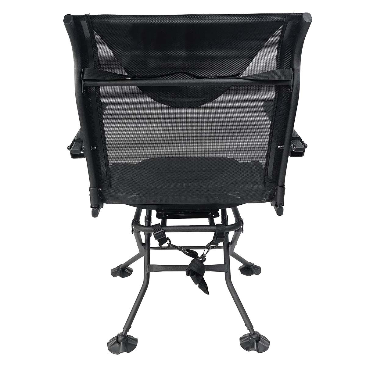 Black Sierra Deluxe Swivel Arm Chair
