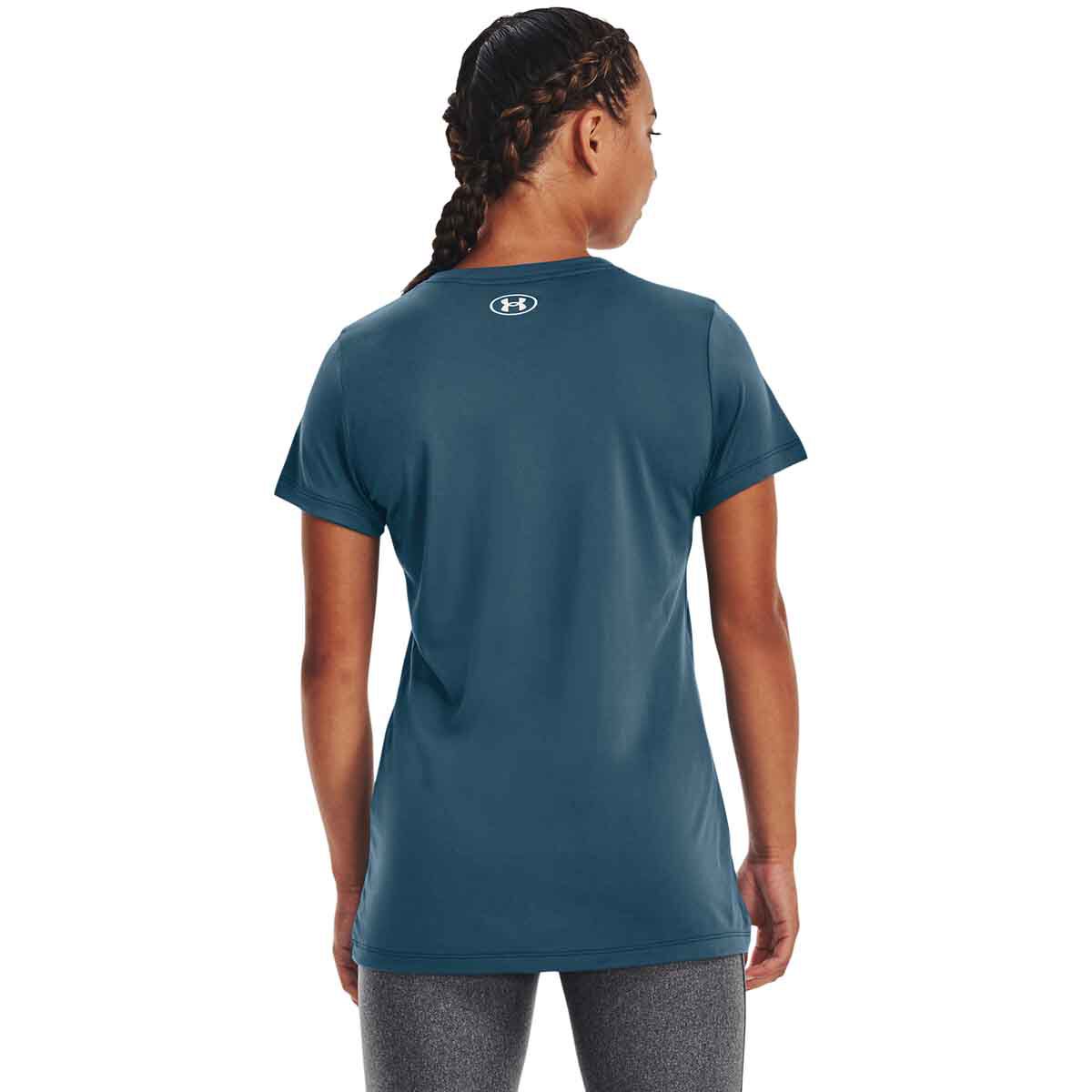 Under Armour Women's Tech Solid Script Short Sleeve Crew Neck Tee