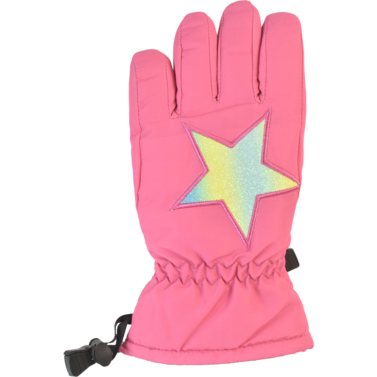 Huntworth Girls' Lined Star Ski Gloves
