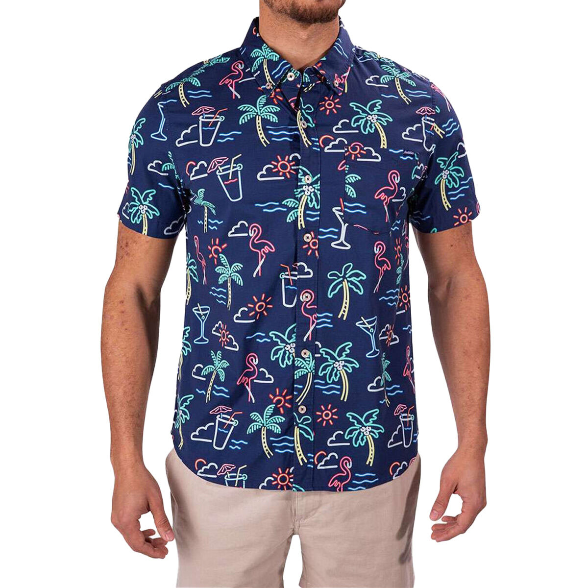 Chubbies Men's  Neon Light (Friday Shirt)