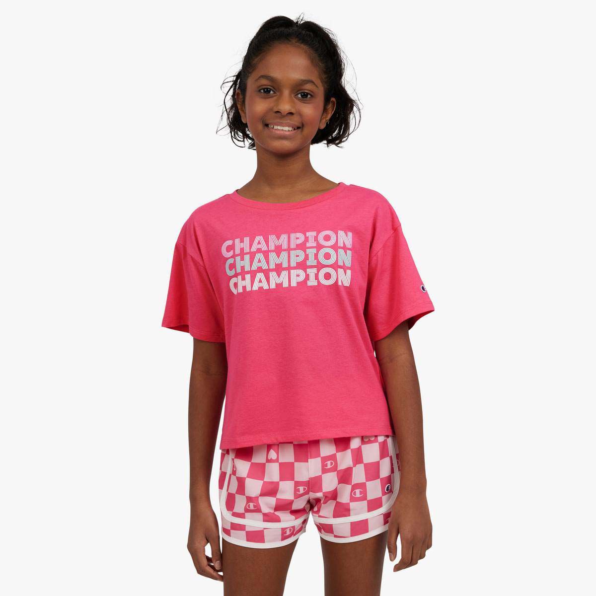 Champion Girls' Champion Repeat Tee
