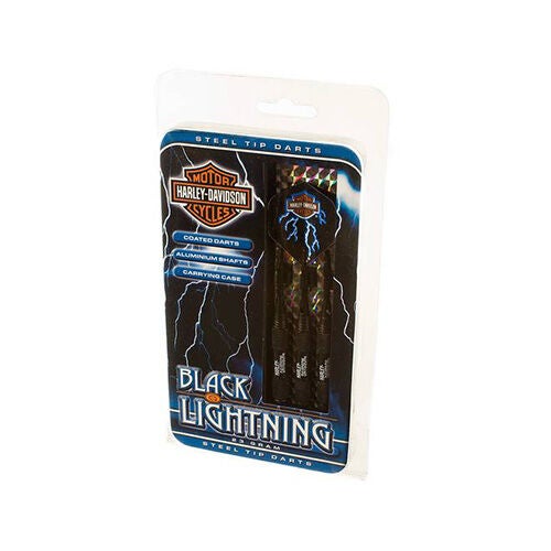 Dart World Harley Davidson Black Lightning Steel Tip 23g Darts