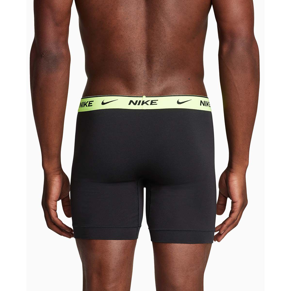 Nike Men's 6" Black With Color Waist Band Underwear
