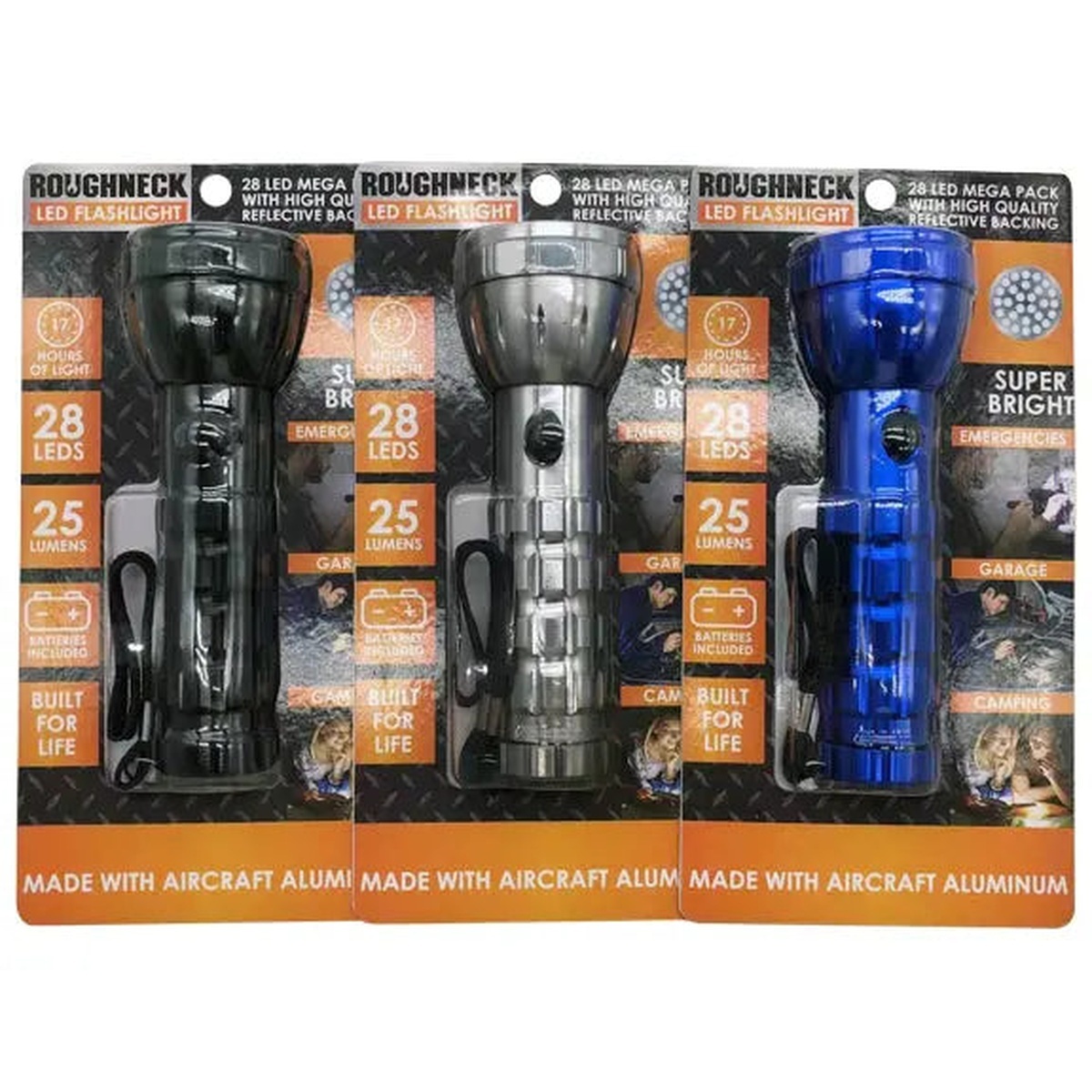 Novelty Inc Roughneck 28-LED Flashlight
