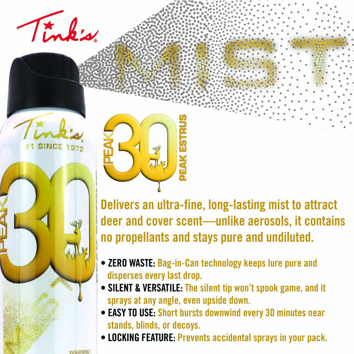 Tinks Peak30 Premium Doe Estrus Scent