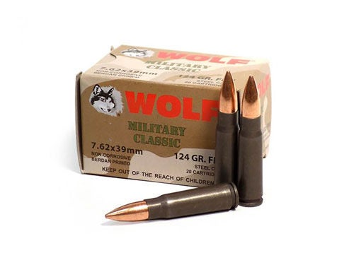 Wolf 7.62 FMJ Ammo