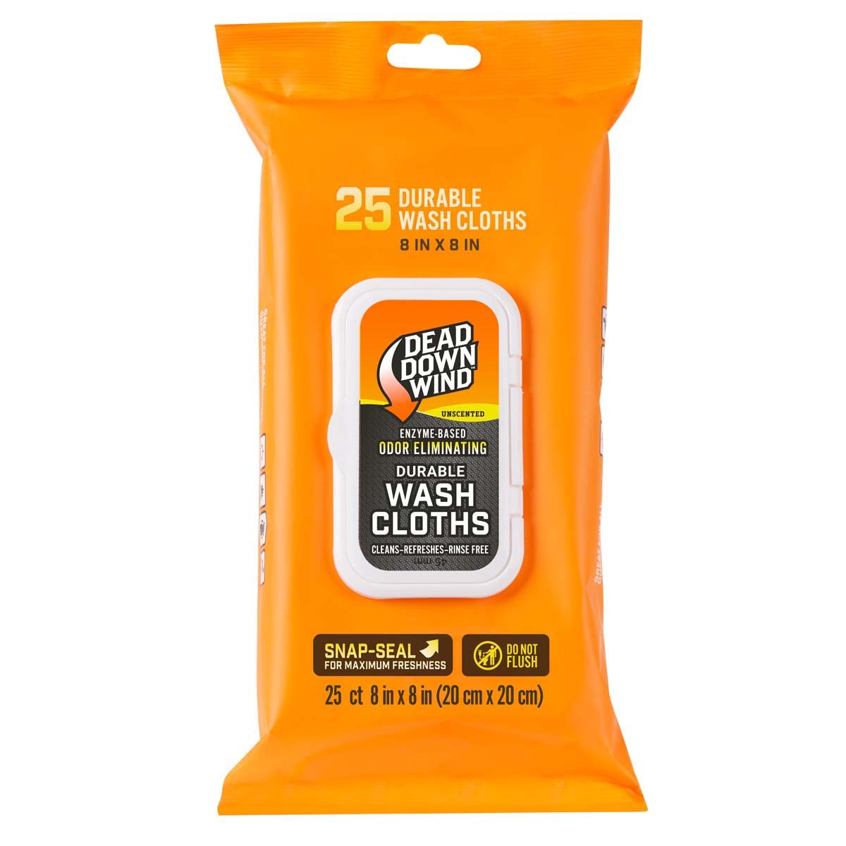 Dead Down Wind DDW Wash Cloths W/Snap 25 ct