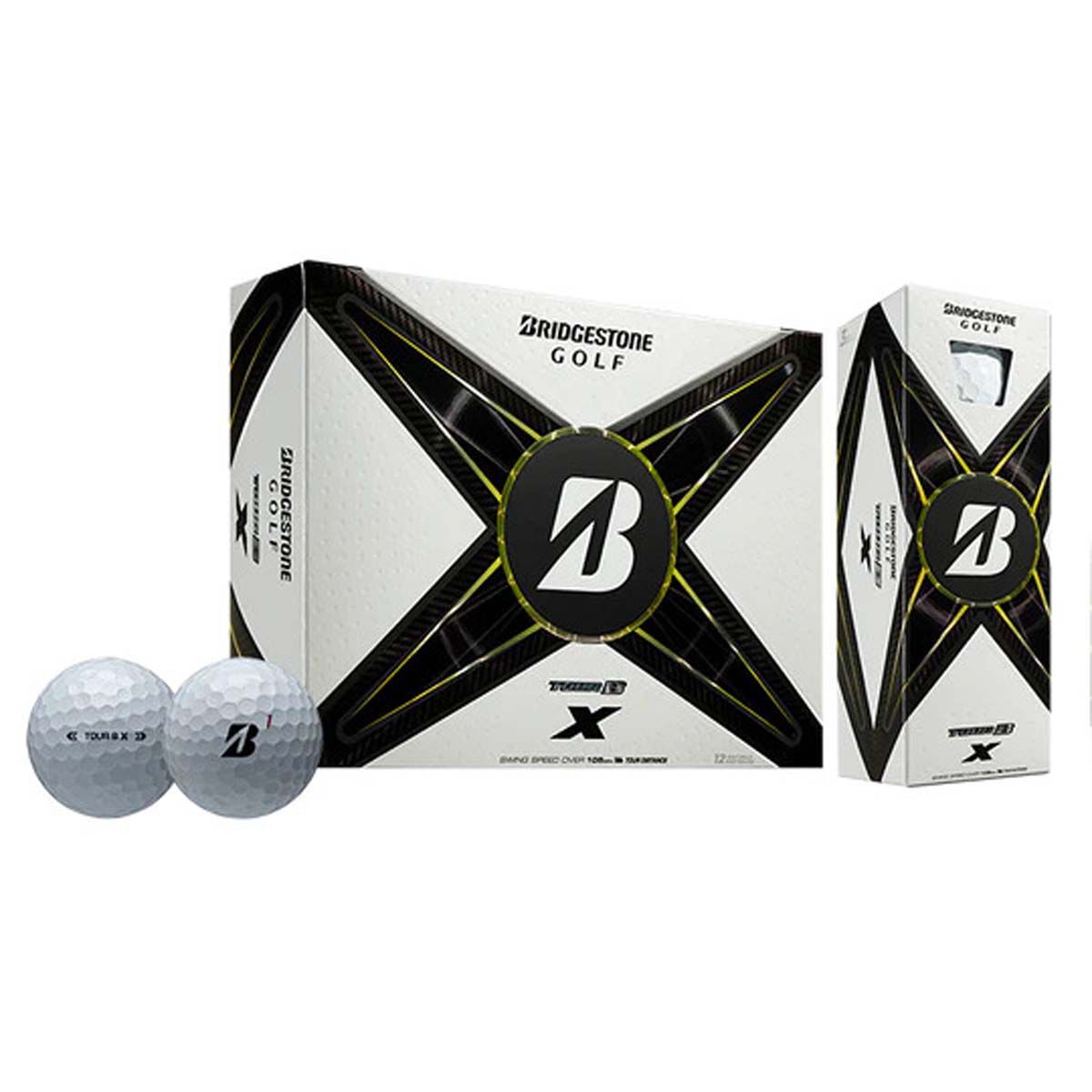 Bridgestone 2024 Tour B X White GOlf Balls 12 Pack