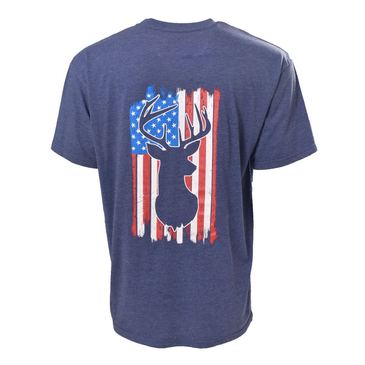 Staghorn River Men's Deer Flag Short Sleeve Tee