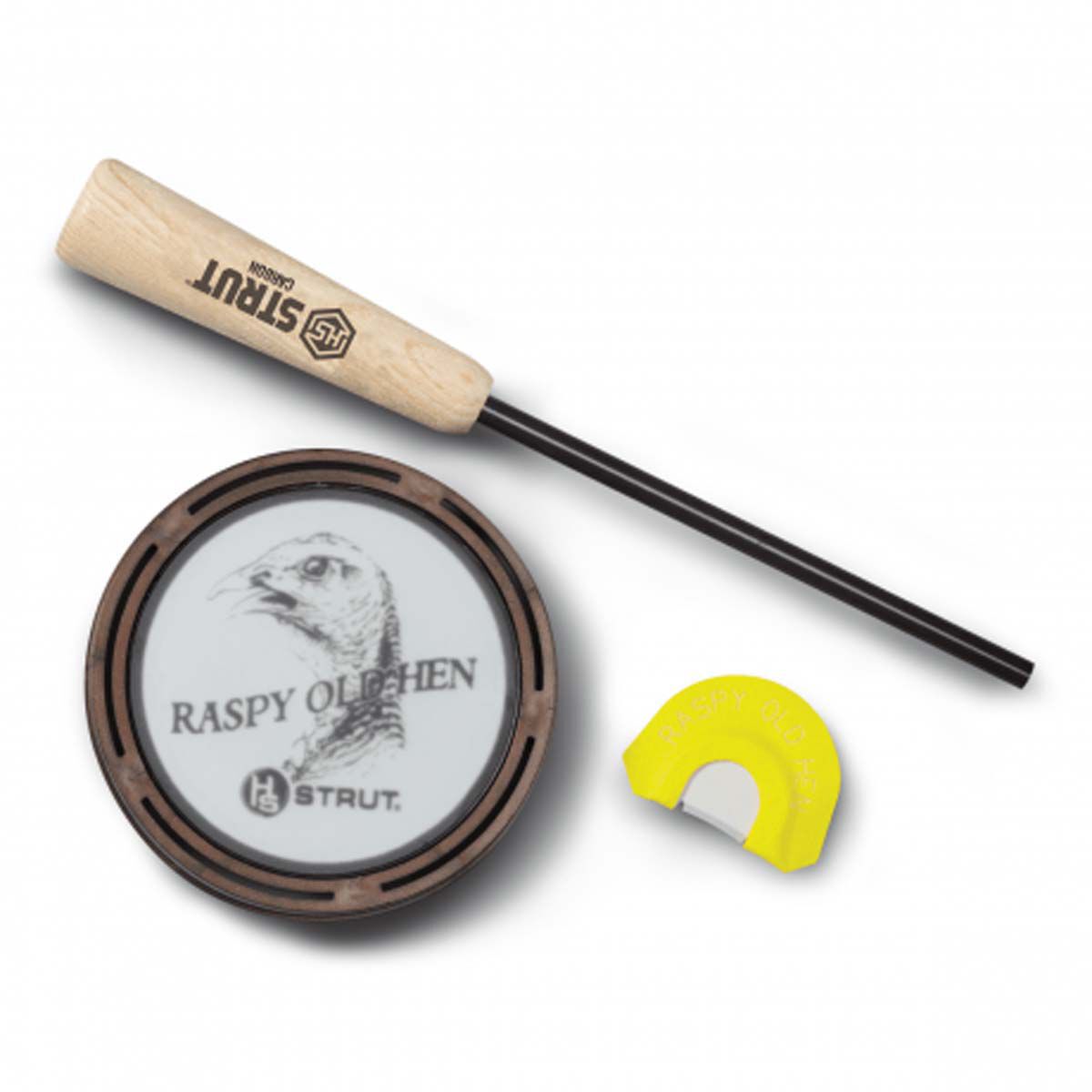 Hunter's Spec. Raspy Old Hen Glass Turkey Call