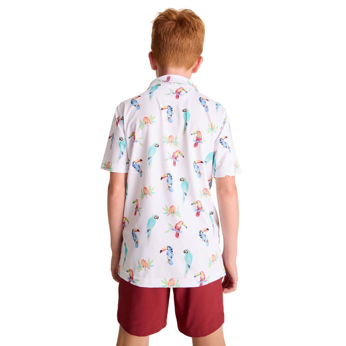 Chubbies Men's Dude Where's Macaw (Boys Performance Polo)