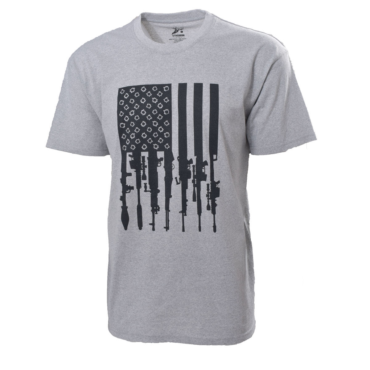 Staghorn River Men's Gun Flag Short Sleeve Tee
