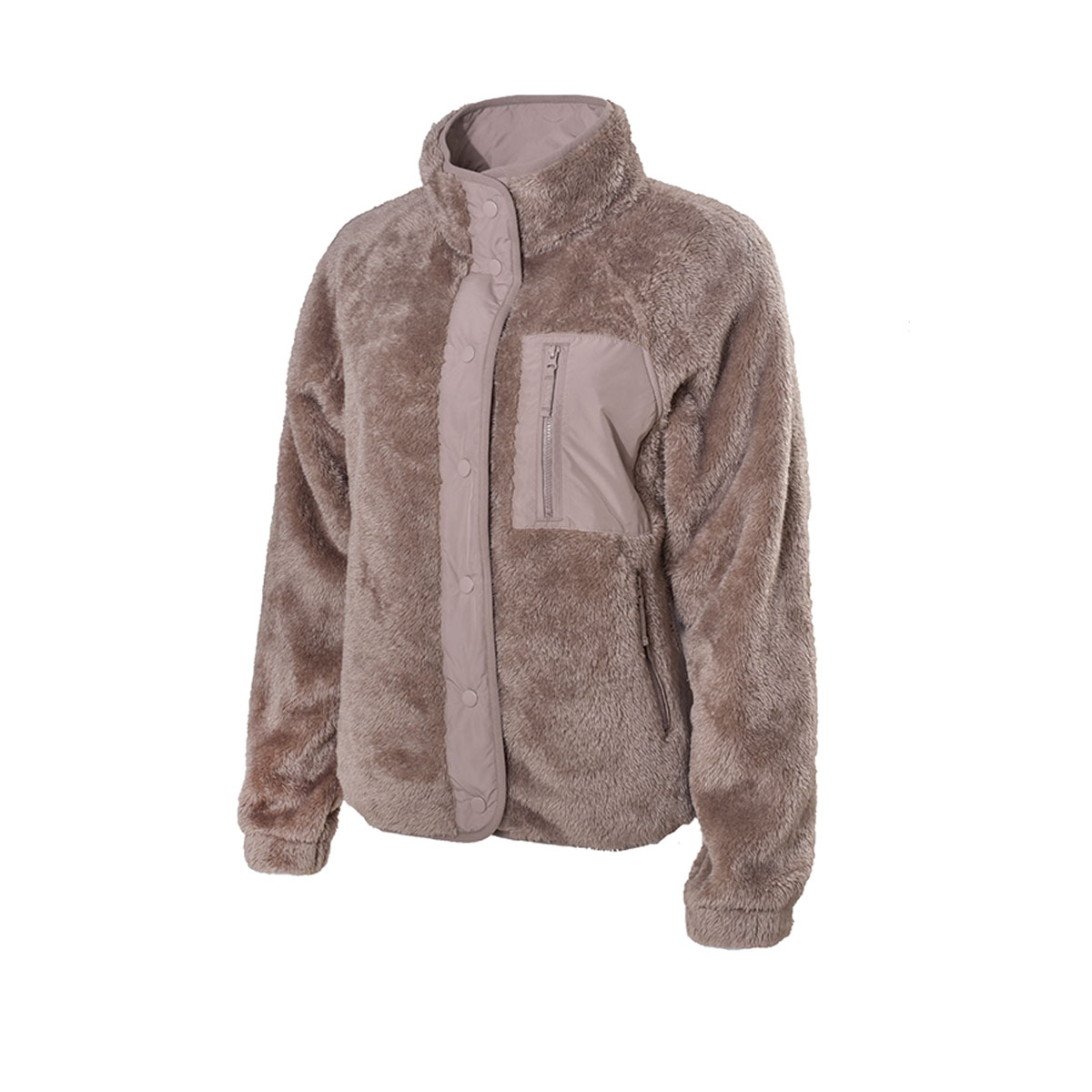 Love Tree Women's Button Up Sherpa Jacket